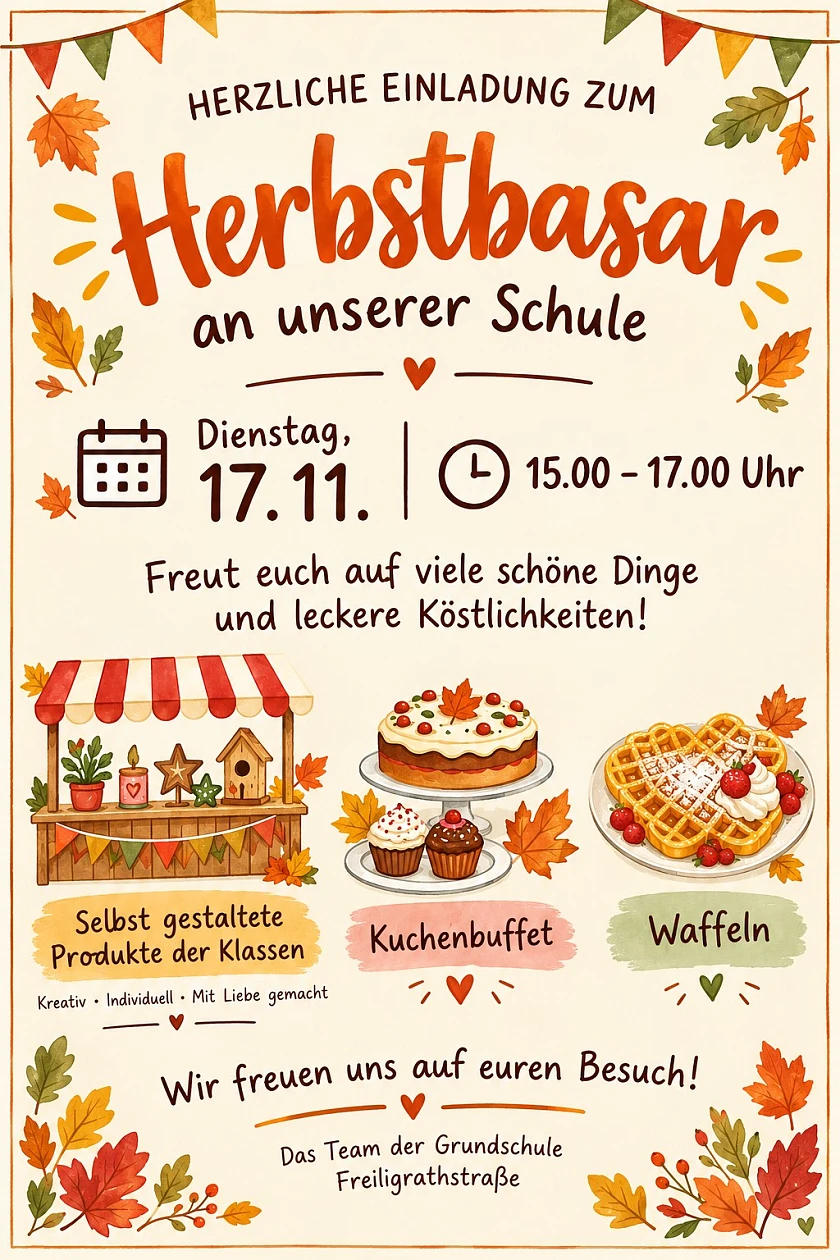 Einladung zum Herbstbasar