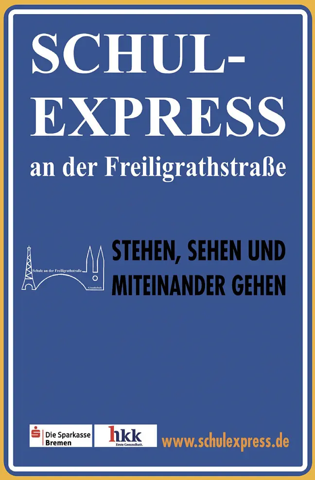 Der Schulexpress an der Freiligrathstraße