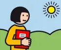 Metacom-Symbol Unterricht im Freien